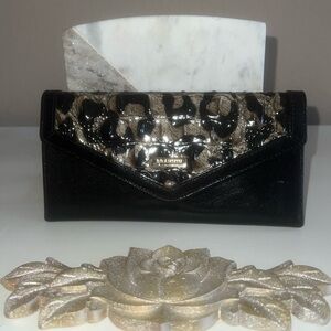 Brahmin Snow Leopard Wallet